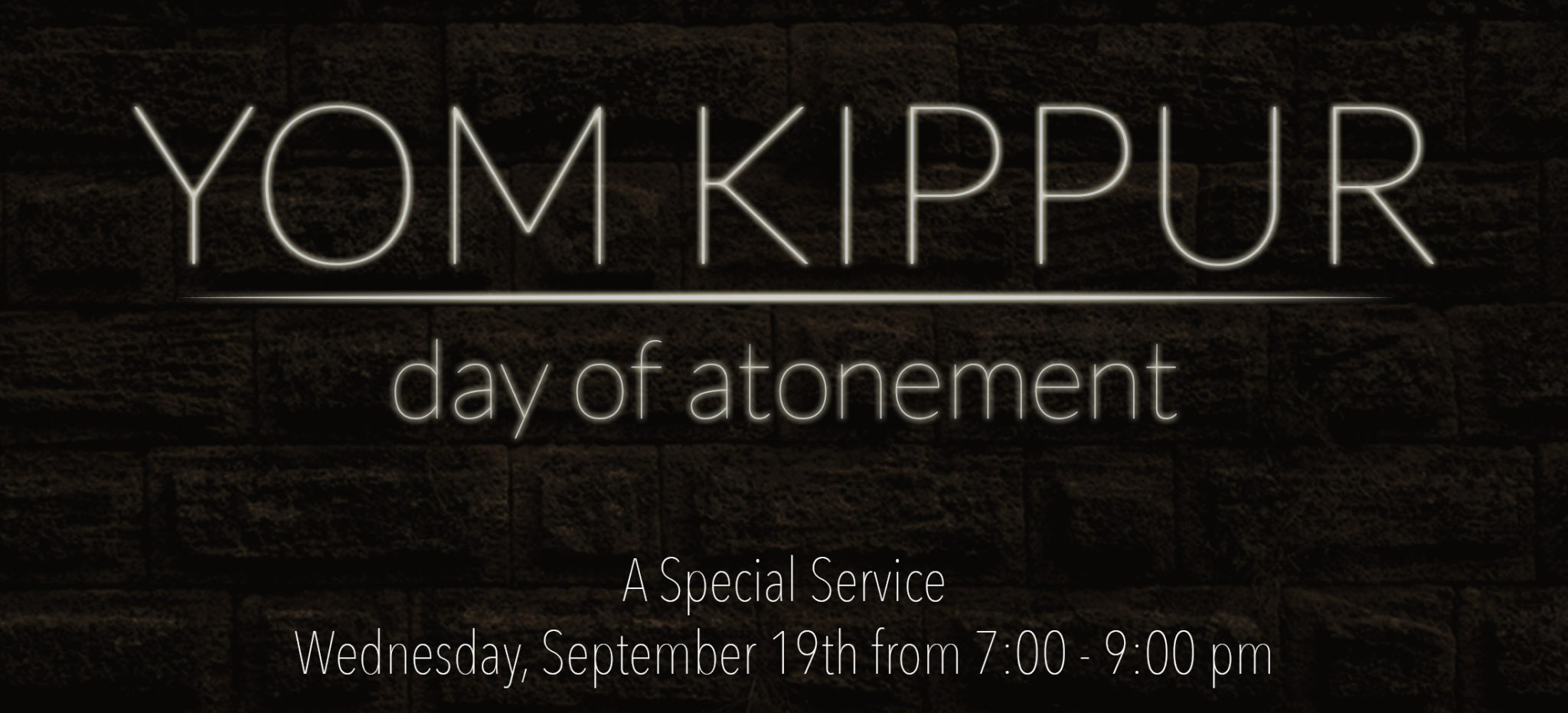 Yom Kippur Service | Cornerstone Boulder